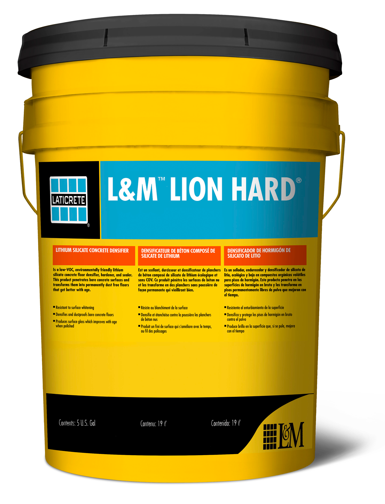 L&M LION HARD, Environmentally Friendly Floor Densifier