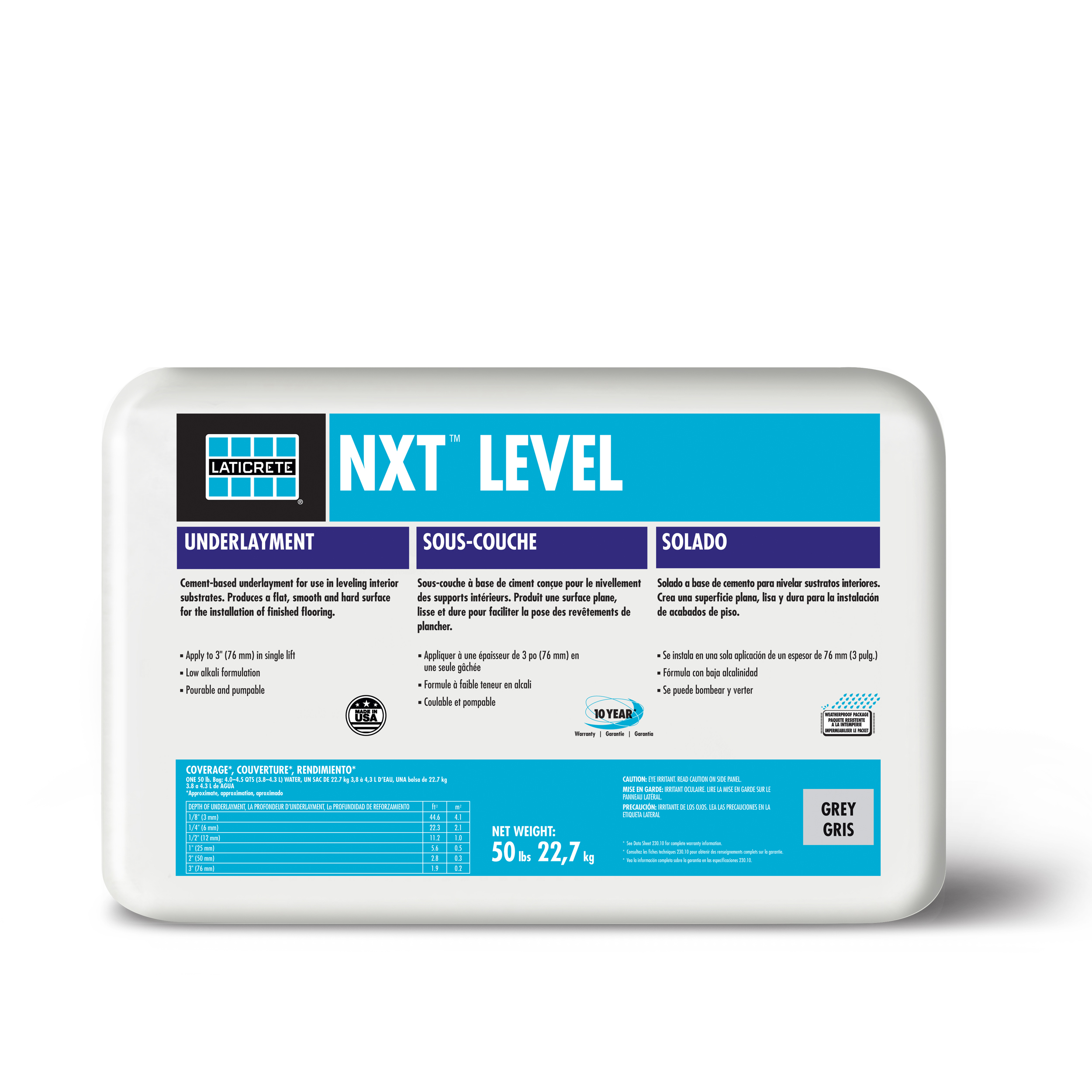 NXT Level Floor Underlayment Leveler Compound LATICRETE