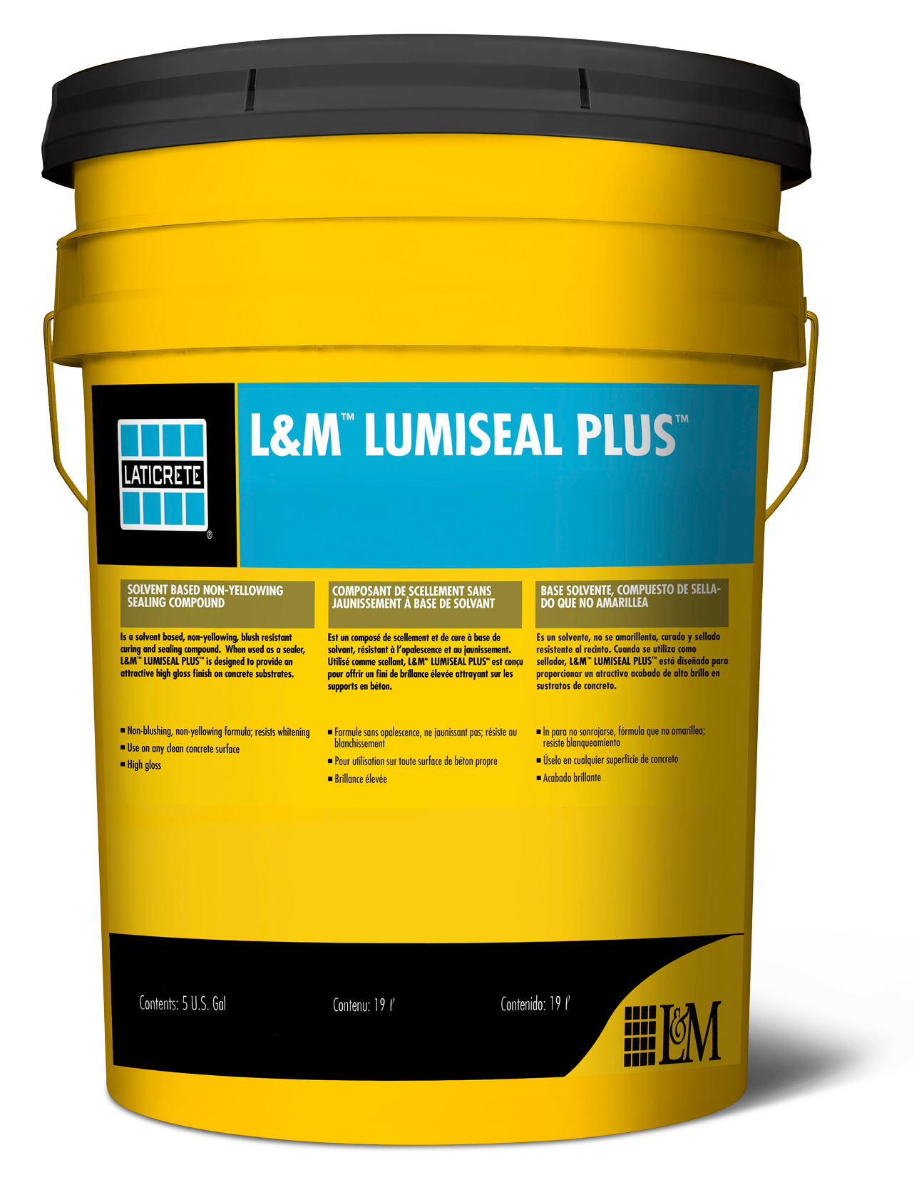 L&M LUMISEAL PLUS, High Gloss Concrete Curing and Sealing Compound