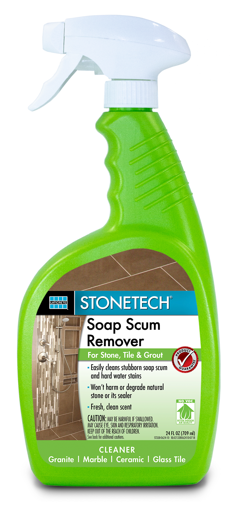 Shower Glass Cleaner  Non-Toxic Soap Scum & Mildew Remover