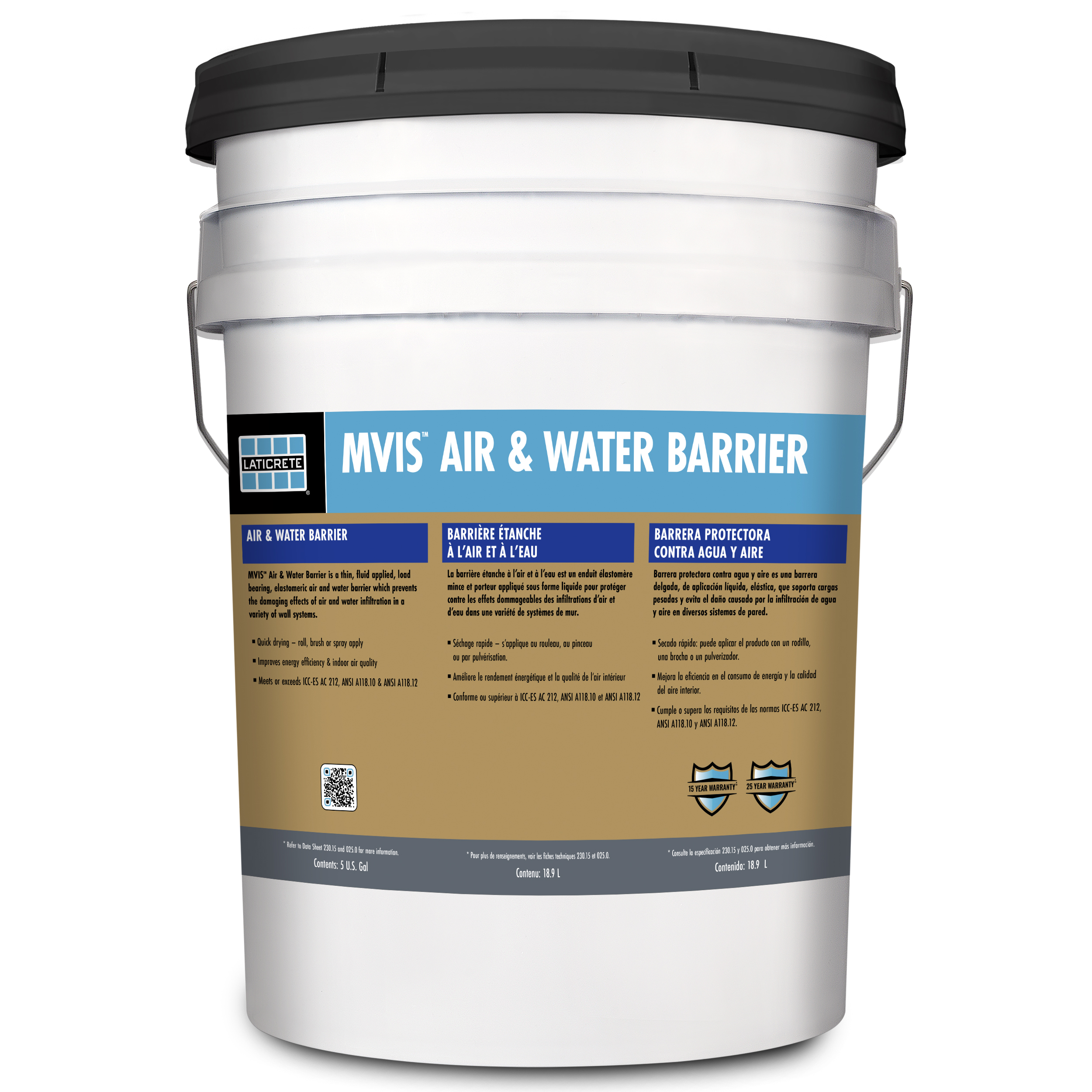 Barrière étanche à l'air et à l'eau MVIS<sup>MC</sup>